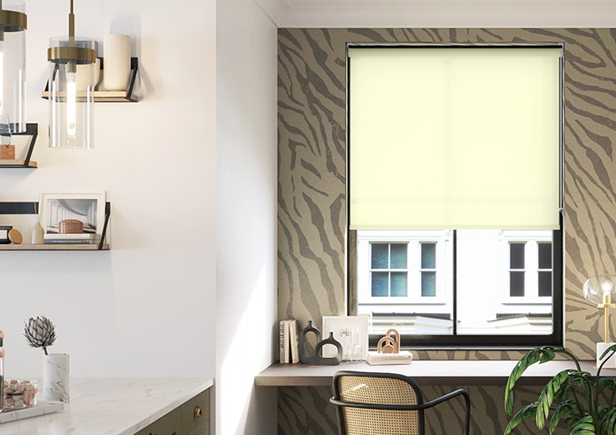 Trapani, Cream - Twist&Fit Roller Blind - Image 3